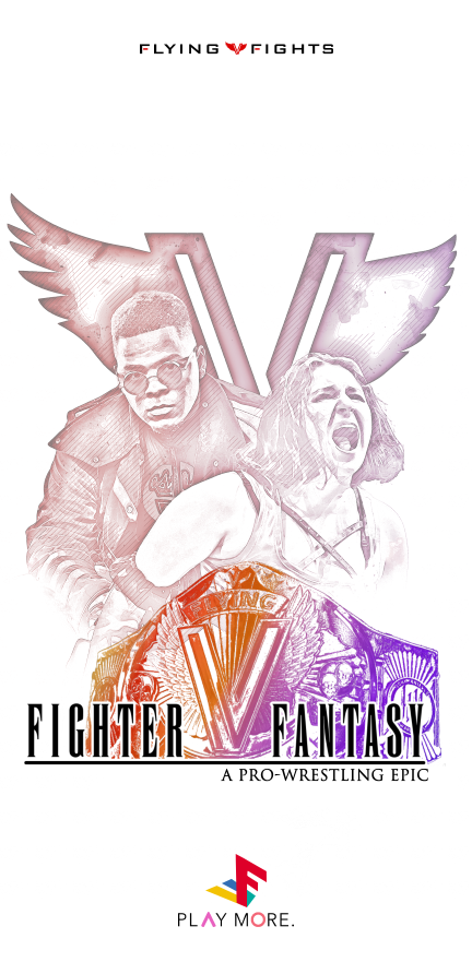 Flying V Fights - Fighter Fantasy (Vertical Banner)
